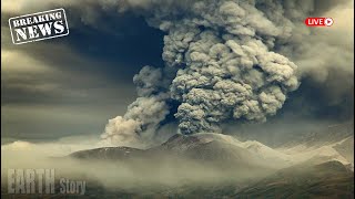 TSUNAMI WARNING Russias Shiveluch volcano erupts after being struck by a 70 magnitude earthquake [upl. by Ahsinnek]