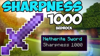 How to Get a Sharpness 1000 Sword In Minecraft Bedrock [upl. by Notle968]