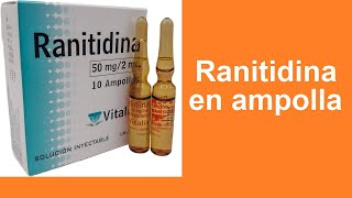 🔴 DOSIS PEDIATRICA DE RANITIDINA EN AMPOLLA [upl. by Bamby397]