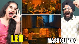 Crazyyy LEO MASS CLIMAX FIGHT SCENE REACTION  Thalapathy Vijay  Parbrahm Singh [upl. by Tera110]