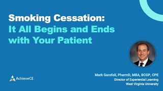 Smoking Cessation It All Begins and Ends with Your Patient – 1 CE – Live Webinar on 110424 [upl. by Sarina]