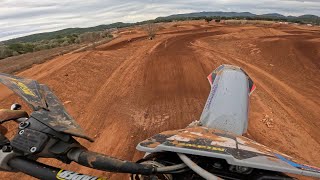 Redsand Mx Park Husqvarna 125cc RAW Gopro [upl. by Terra]