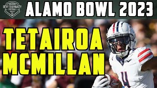 Tetairoa McMillan Highlights  Alamo Bowl 2023 [upl. by Tansey771]