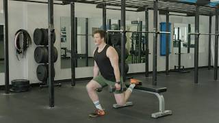 Dumbbell Bulgarian Split Squat Full Tutorial  Single Leg Exercise for QUADS [upl. by Rein]