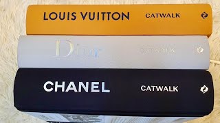 DIOR LV CHANEL Catwalk Coffee Table Books [upl. by Atnod658]