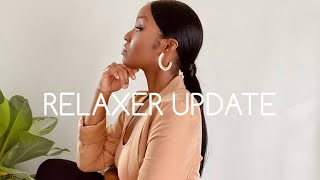 RELAXER UPDATE Fall 2020 Relaxer April Sunny [upl. by Beaudoin]