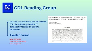 GRAPH NEURAL NETWORKS FOR LEARNING EQUIVARIANT REPRESENTATIONS OF NEURAL NETWORKS Paper Reading [upl. by Zevahc]