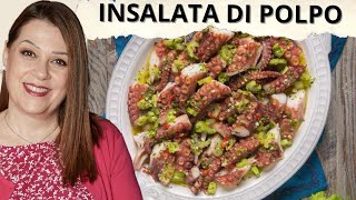 Come preparare unautentica Insalata di Polpo  Cucina Mediterranea [upl. by Airetahs669]