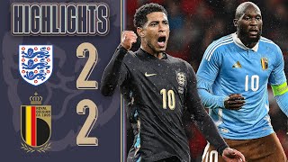 England 22 Belgium  Bellingham Scores Last Kick Of The Game  Highlights [upl. by Harifaz616]