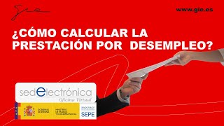 Tutorial cómo calcular prestación por desempleo [upl. by Song]