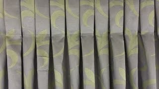 Box pleat how to make a box pleat curtain [upl. by Nylacaj486]