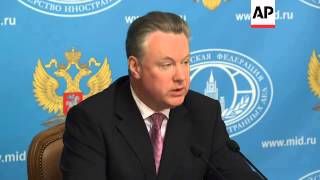 RUSSIAN FM SPOX COMMENTS ON REPORTED MASSACRE IN SYRIA [upl. by Lerej]