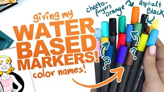 NAMING MY MARKERS  amp Capturing Emotion amp Feeling in Art  Mystery Art Supplies  Paletteful Packs [upl. by Wiebmer75]