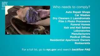 Inform NYC Business Backflow Prevention Devices [upl. by Alyda]