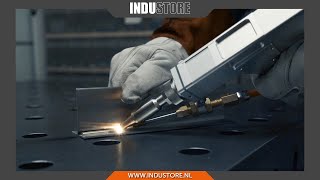 Industore Laserlassen met Weldkar Laser lasapparaat WK 1500W  2000W  Laserlassen handmatig [upl. by Loar]