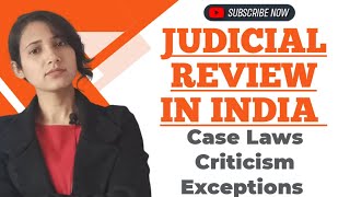 Judicial Review in India  Judicial Review in Indian Constitution  Judicial Review in Hindi [upl. by Anrim301]