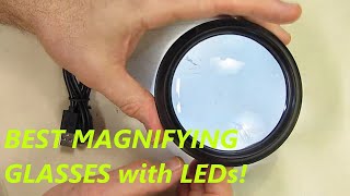 BEST Magnifying Glasses with LED Lights REVIEW [upl. by Fi526]