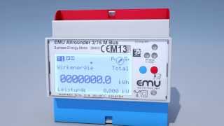 EMU Electronic AG Konfiguration der Energiezähler EMU Allrounder und EMU Professional [upl. by Erialb350]