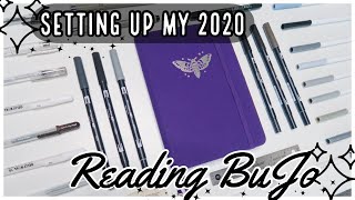 2020 READING BULLET JOURNAL SETUP [upl. by Adria]