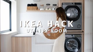 We Finished Our Utility  AN IKEA HACK [upl. by Leeann429]