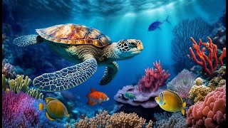 Deep Healing Music Underwater Relaxation Music Instant Relief from Stress and Anxiety Calm Nature [upl. by Albers]