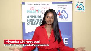 In Conversation with Ms Priyanka Chirugupati  The Annual Healthcare Summit amp 40 Under 40 Awards [upl. by Gillman]