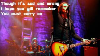 I Know It Hurts by Alter Bridge Lyrics [upl. by Onek]