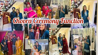 Choora ceremony FunctionWedding Series vlogsWedding in relatives  Bizzymominbarrie [upl. by Amias]