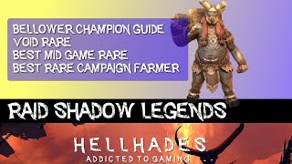 RAID SHADOW LEGENDS  Bellower Champion Guide [upl. by Zebedee138]