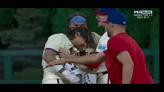 Castellanos Walks off vs New York Mets Mets NLDS [upl. by Chun]