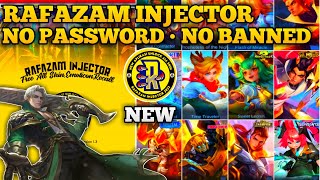 NEW RAFAZAM INJECTOR 2024 TERBARU  INJECTOR ML  APK UNLOCK ALL SKIN MOBILE LEGENDS [upl. by Paz74]