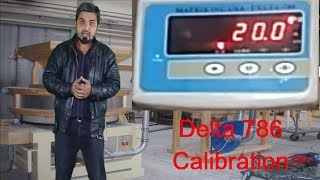 Delta 786 Weighing Scale Calibration  Weighing Scale Digital  Calibration  Digital Weighing Scale [upl. by Yrroc]