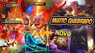 SETT TOP TÁ MUITO QUEBRADO COM O NOVO ITEM BRUISER   LEAGUE OF LEGENDS [upl. by Arsuy]