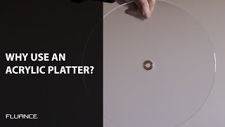 What are the benefits of an acrylic platter on your turntable Which record player platter is best [upl. by Aneeras522]