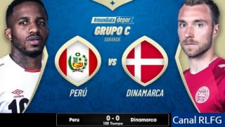 Peru Vs Dinamarca Copa Mundial de la Fifa Rusia 2018 l En Vivo [upl. by Haem]