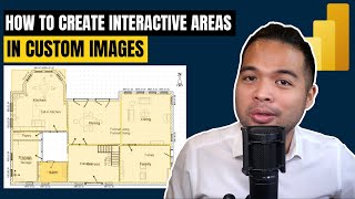 Add INTERACTIVE AREAS in your images and CUSTOMISE IT  Beginners Guide to Power BI in 2022 [upl. by Simetra43]