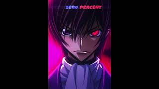 Lelouch ZERO 🐐  Edit [upl. by Gambrill]