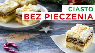 Ciasto bez pieczenia 🍰 z budyniem herbatnikami i kajmakiem [upl. by Lenny]