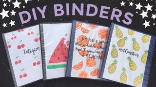 DIY Back To School Binders [upl. by Yenruoc452]