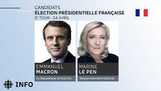 Émission spéciale  le 2e tour des élections présidentielles en France [upl. by Delle827]