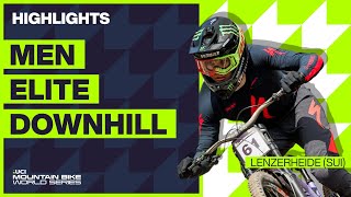 Lenzerheide  Men Elite DHI Highlights  2023 UCI MTB World Cup [upl. by Finnigan916]