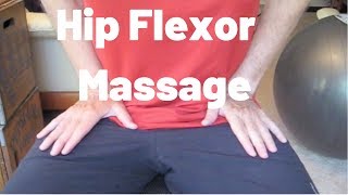 Hip Flexor SelfMassage Do It While You View It [upl. by Naesad]