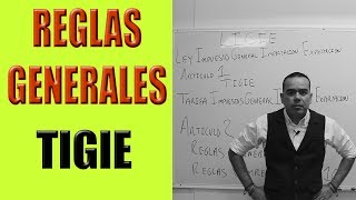 REGLAS GENERALES 6 TUTORIAL  FRACCIONES ARANCELARIAS  CODIGO ARANCELARIO  LIGIE  TIGIE  ADUANAS [upl. by Arielle708]