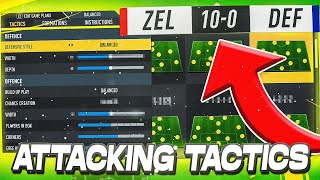 CRAZY NEW ATTACKING CUSTOM TACTICS FOR FC 24 [upl. by Leunamne]