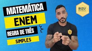 Aula 1 ENEM  Matemática  Regra de Três Simples [upl. by Sedlik139]