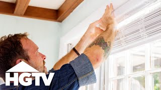 How to Install Window Blinds  HGTV [upl. by Angrist]