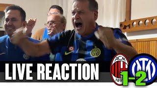 Delirio a Casa Generale per la seconda stella 😱 Live reaction MilanInter 12 [upl. by Aible524]