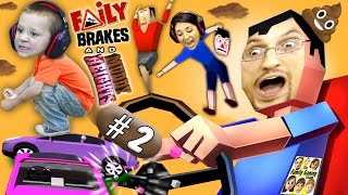 WERE GONNA CRASH HES GONNA DOOP Faily Brakes amp Muddy Heights 2 w Chase FGTEEV Gameplay [upl. by Benildis598]