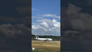 TAKEOFF NOUVELAIR Airbus A320 to Monastir 🇹🇳 departure airport planespotting shorts takeoff [upl. by Hospers263]