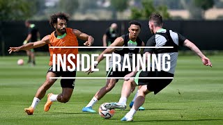 INSIDE TRAINING quotI love it Macca  Attacking transitions and finishing drills in Germany [upl. by Ahsiema]